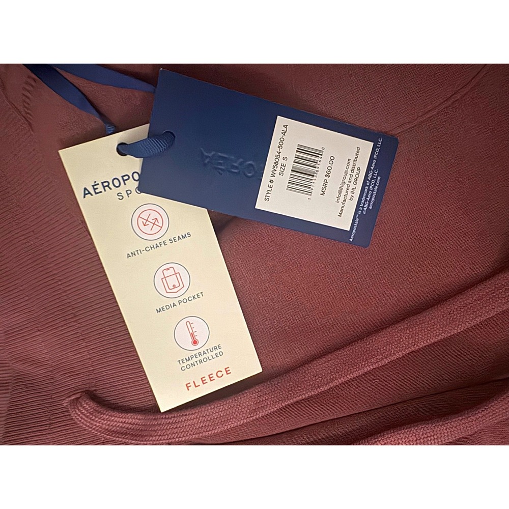 AEROPOSTALE SPORT Women's Fleece Lined‎ Jogger Sweatpants Rose Size S P - Picture 4 of 5